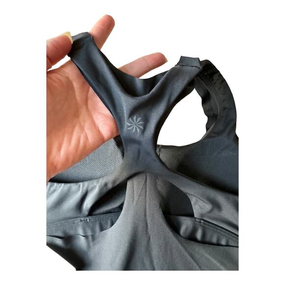 NWT Athleta ULTIMATE 2-IN-1 SUPPORT TOP in black size XS - Picture 5 of 9